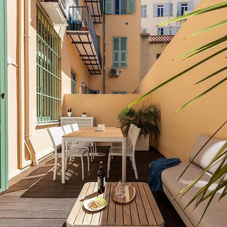Gubernatis - Beautiful Duplex With Terrace Apartment Nice Luaran gambar