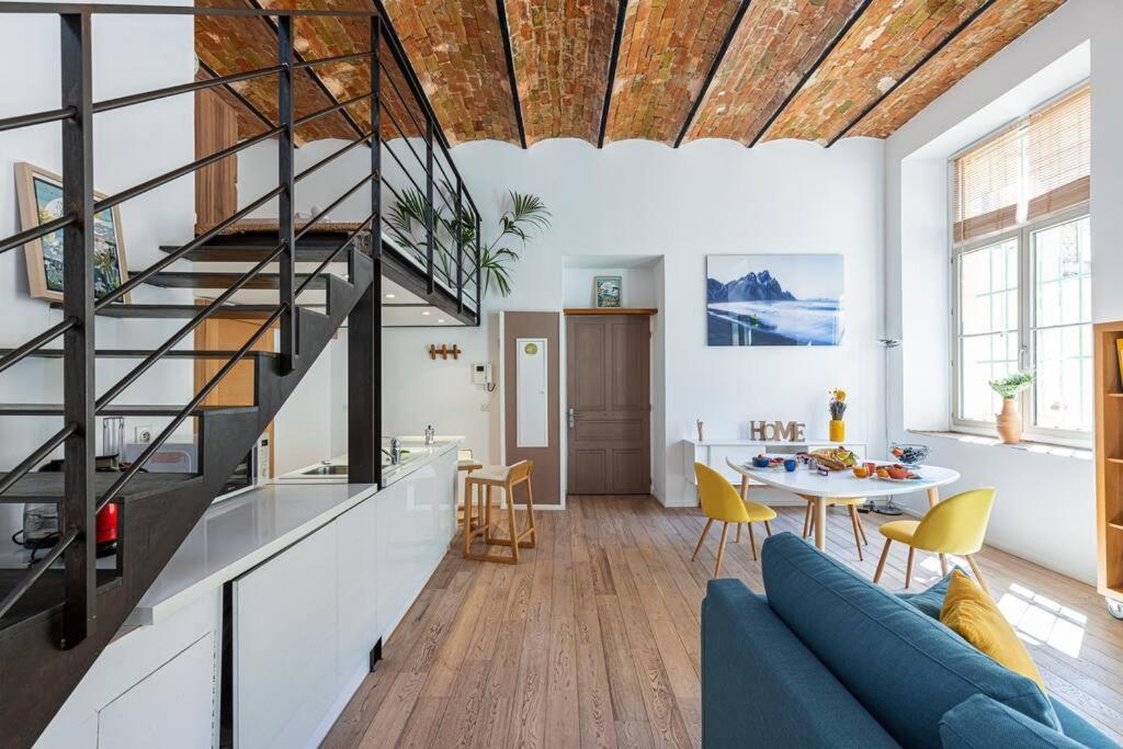 Gubernatis - Beautiful Duplex With Terrace Apartment Nice Luaran gambar