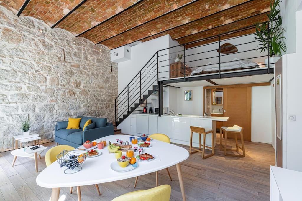 Gubernatis - Beautiful Duplex With Terrace Apartment Nice Luaran gambar