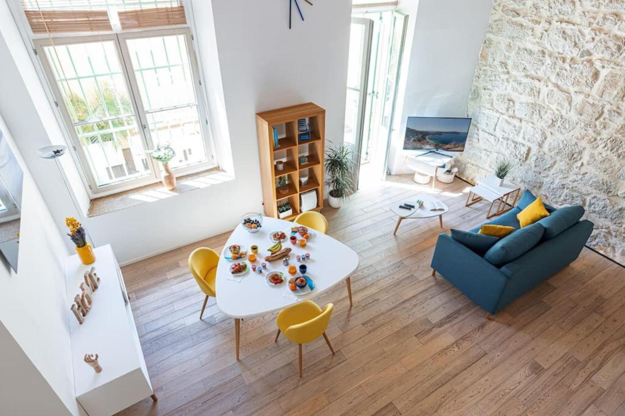Gubernatis - Beautiful Duplex With Terrace Apartment Nice Luaran gambar