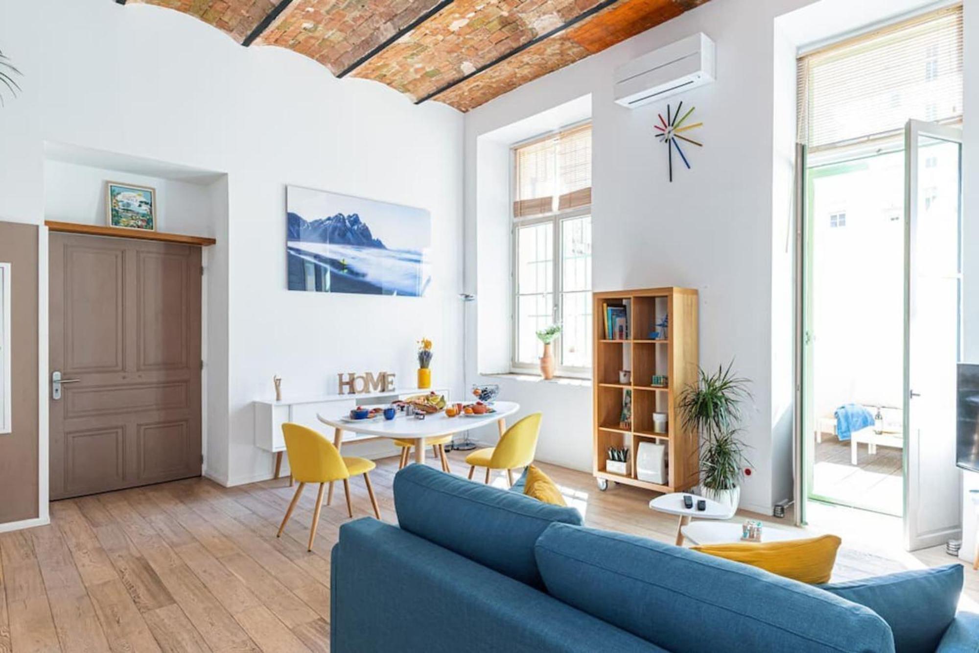 Gubernatis - Beautiful Duplex With Terrace Apartment Nice Luaran gambar